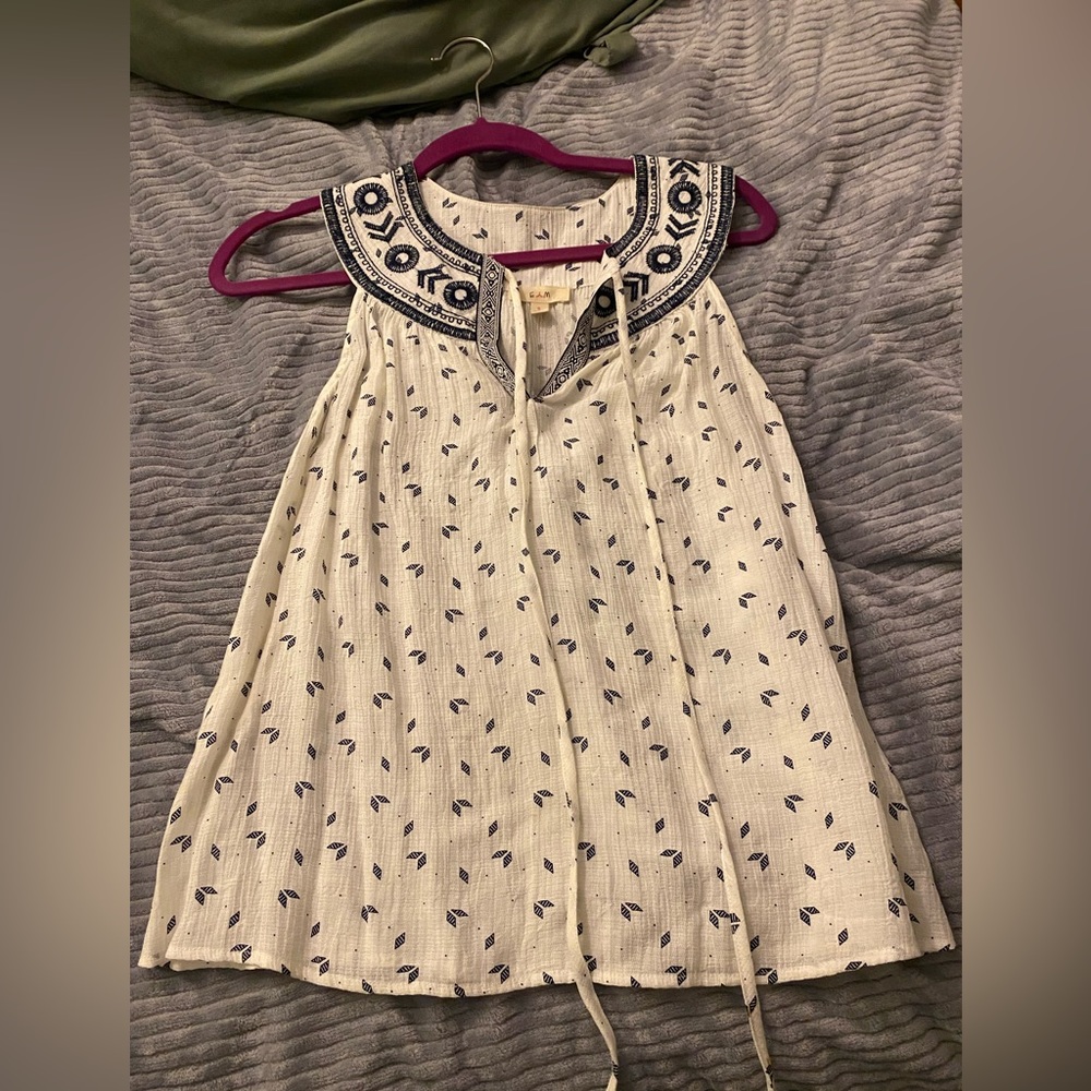 E M dress shirt